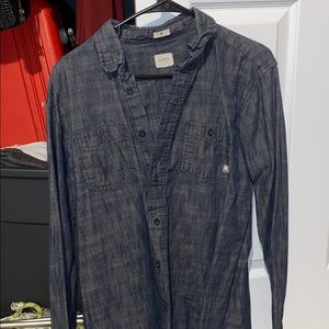 Casual demon button up shirt